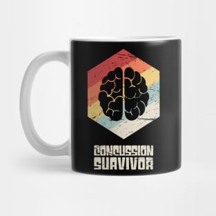 Retro - Get Well Gift Cracked Skull Concussion Mug